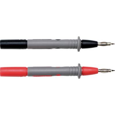 Chauvin Arnoux Test probe set CAT II 300 V Red, Black 1 Set